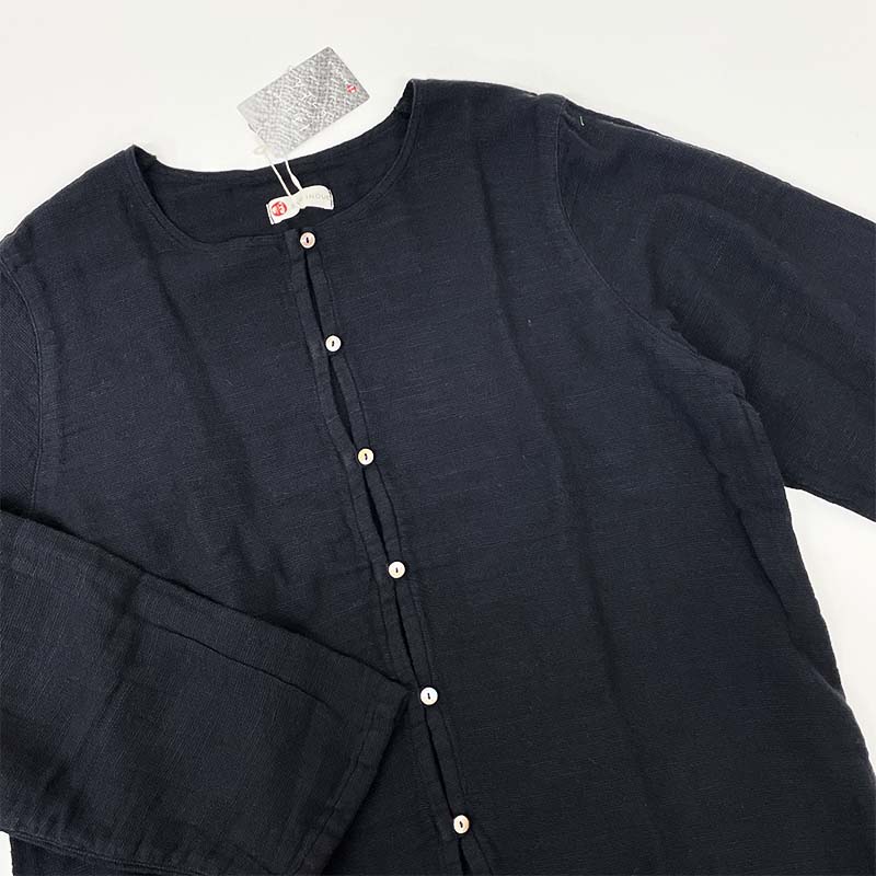 BAN INOUE スラブカーディガン*ブラック